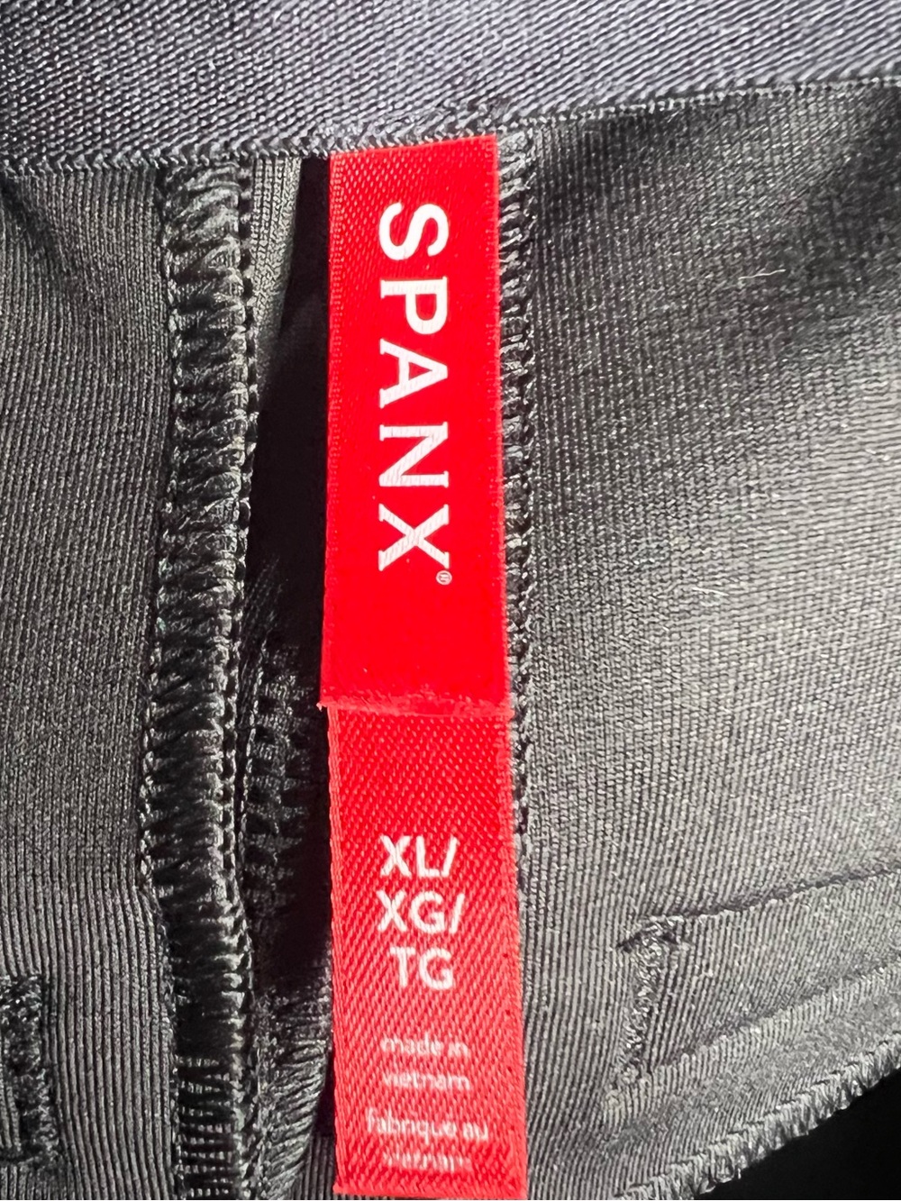 SPANX Black Bootcut High Rise Faux Leather Pants - Picture 4 of 5